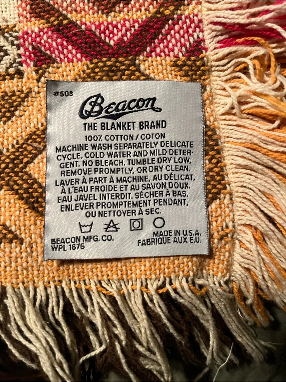 Beacon Disney Lion King Woven Throw Blanket - Tan, Brown & Cream